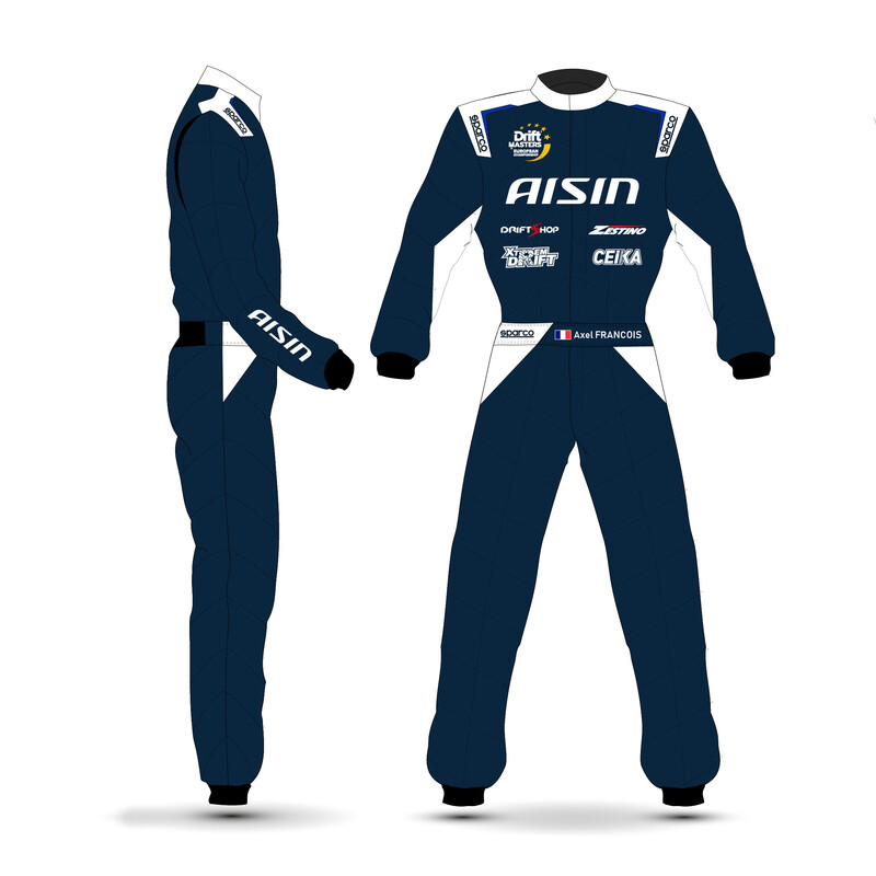 Combinaison Sparco Sprint (FIA) - Exemple de Personnalisation